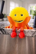 Funny Scrub Daddy Holder | 3D Printed Sponge Holder for Kitchen Sink | Drip Dry Sponge Stand