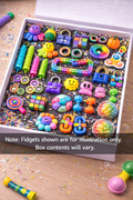 55 Piece Mystery Fidget Box | Large 3D Printed Fidget Toy Bundle | Sensory Toy Pack