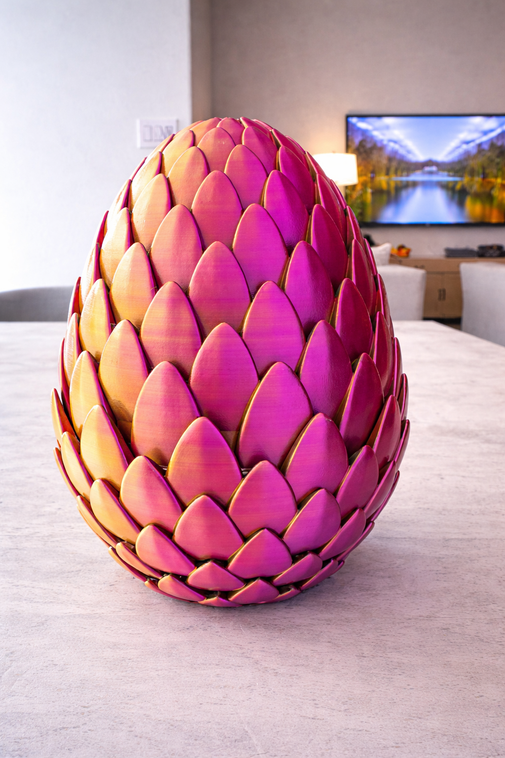 Giant Dragon Egg Container with Hidden Winged Dragon – Fantasy Collectible