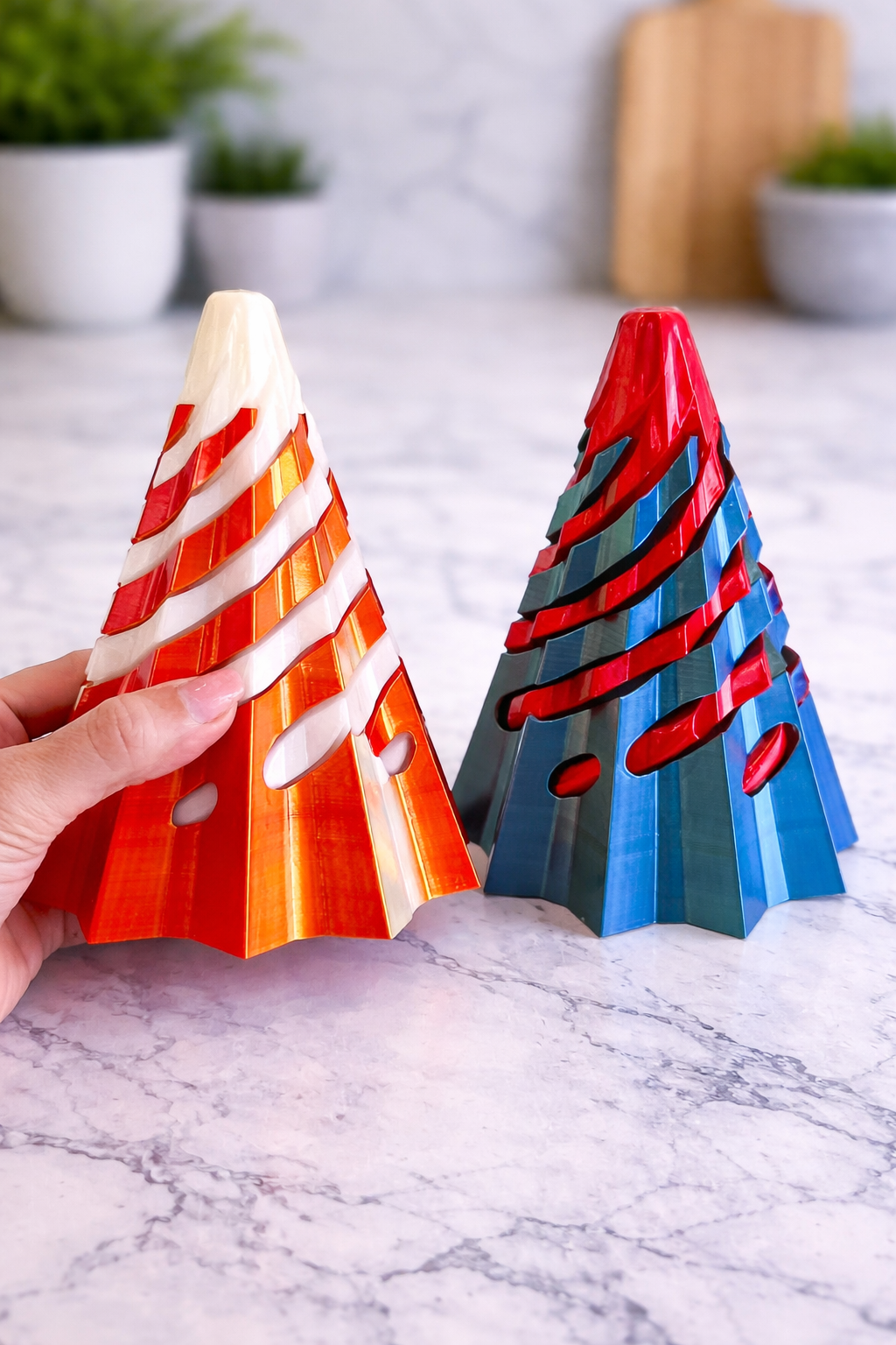 Large 3D Printed Spiral Cone Fidget|5 Inch Sensory Twist Toy