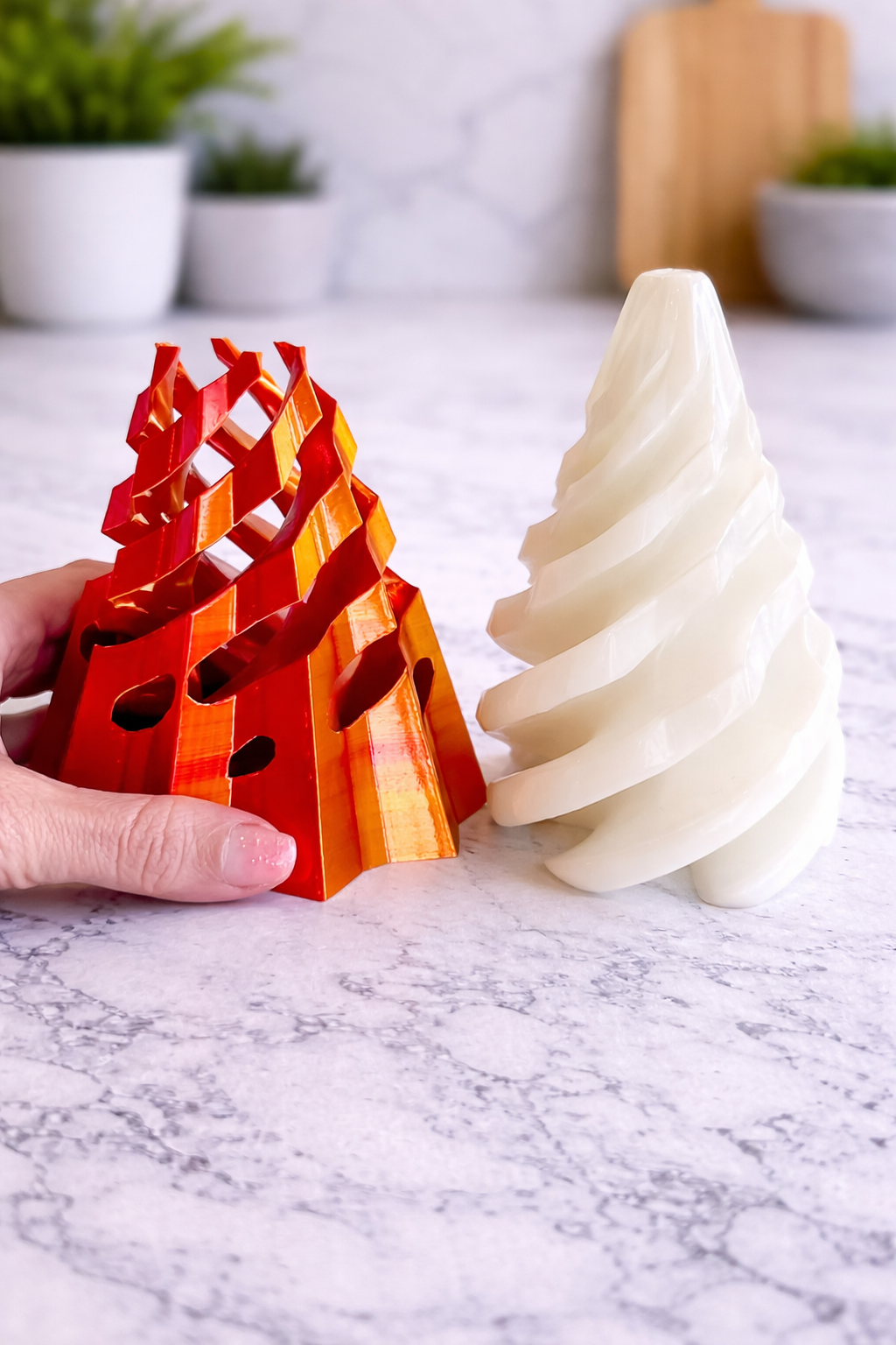 Large 3D Printed Spiral Cone Fidget|5 Inch Sensory Twist Toy
