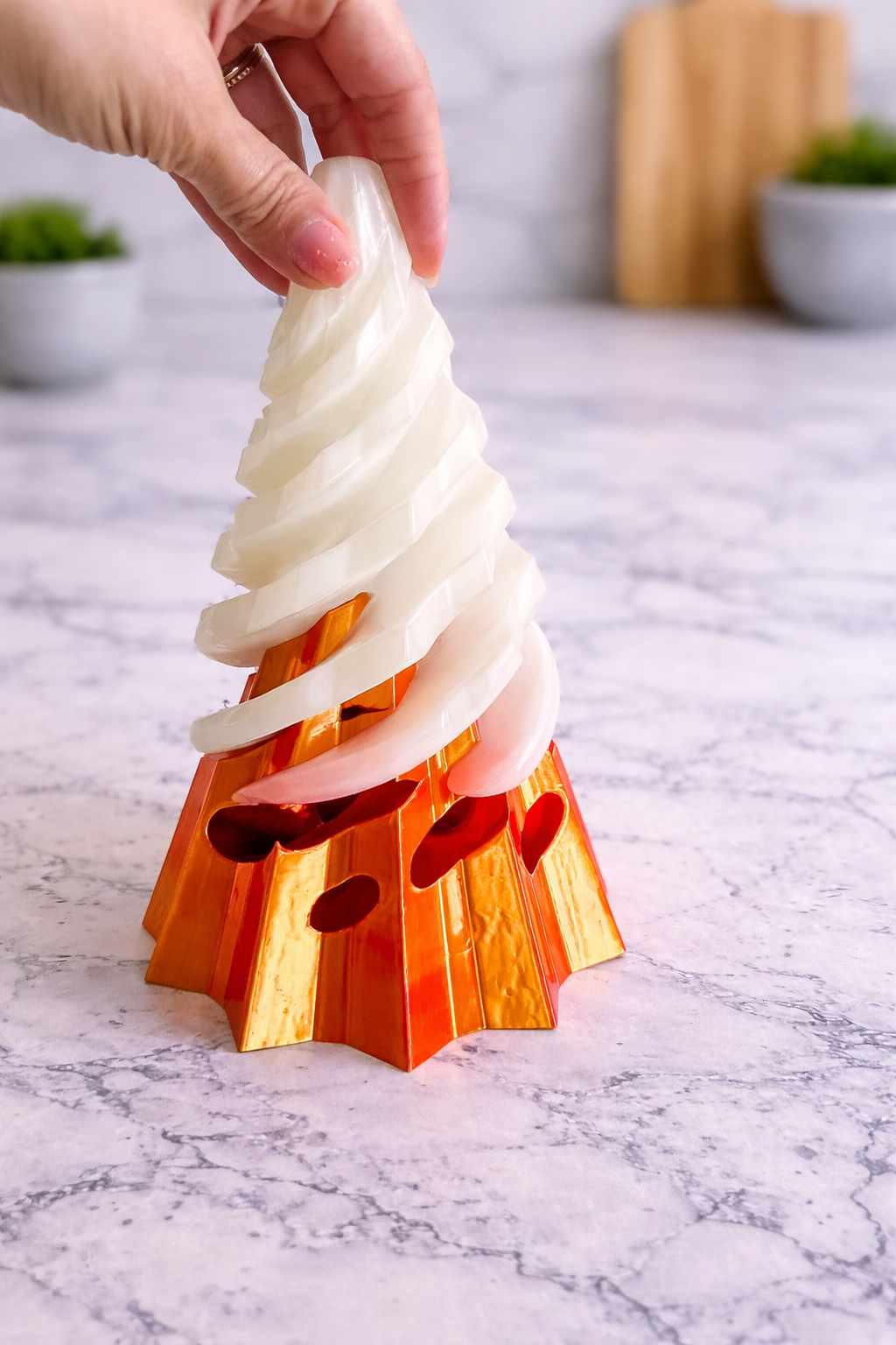 Large 3D Printed Spiral Cone Fidget|5 Inch Sensory Twist Toy