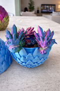 Medium Dragon Egg with Two-Headed Dragon – Fantasy Collectible