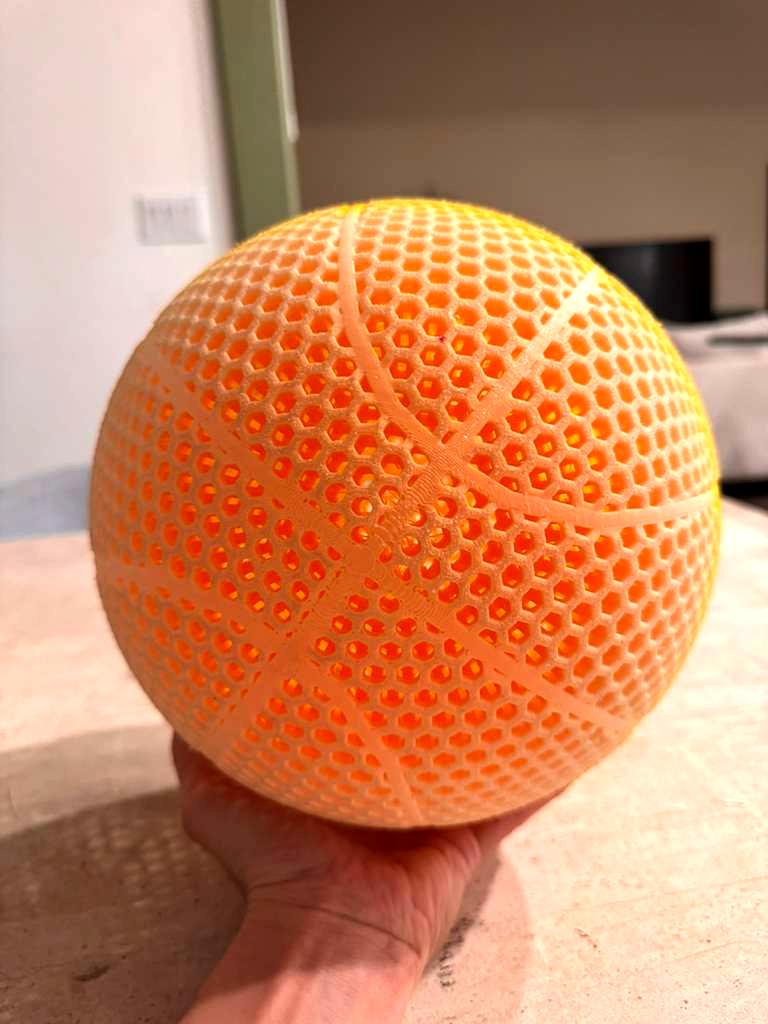 3D Printed Airless Basketball