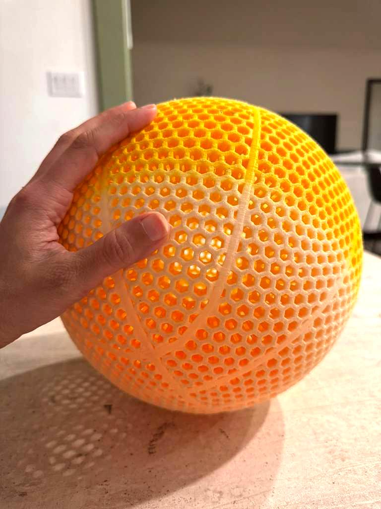 3D Printed Airless Basketball
